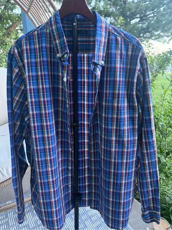 Hawker Rye Other - Hawker Rye Men’s Blue Plaid Button-Down Shirt Size XL
